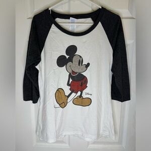 Mickey Mouse Baseball Tee-Shirt - Size: Large